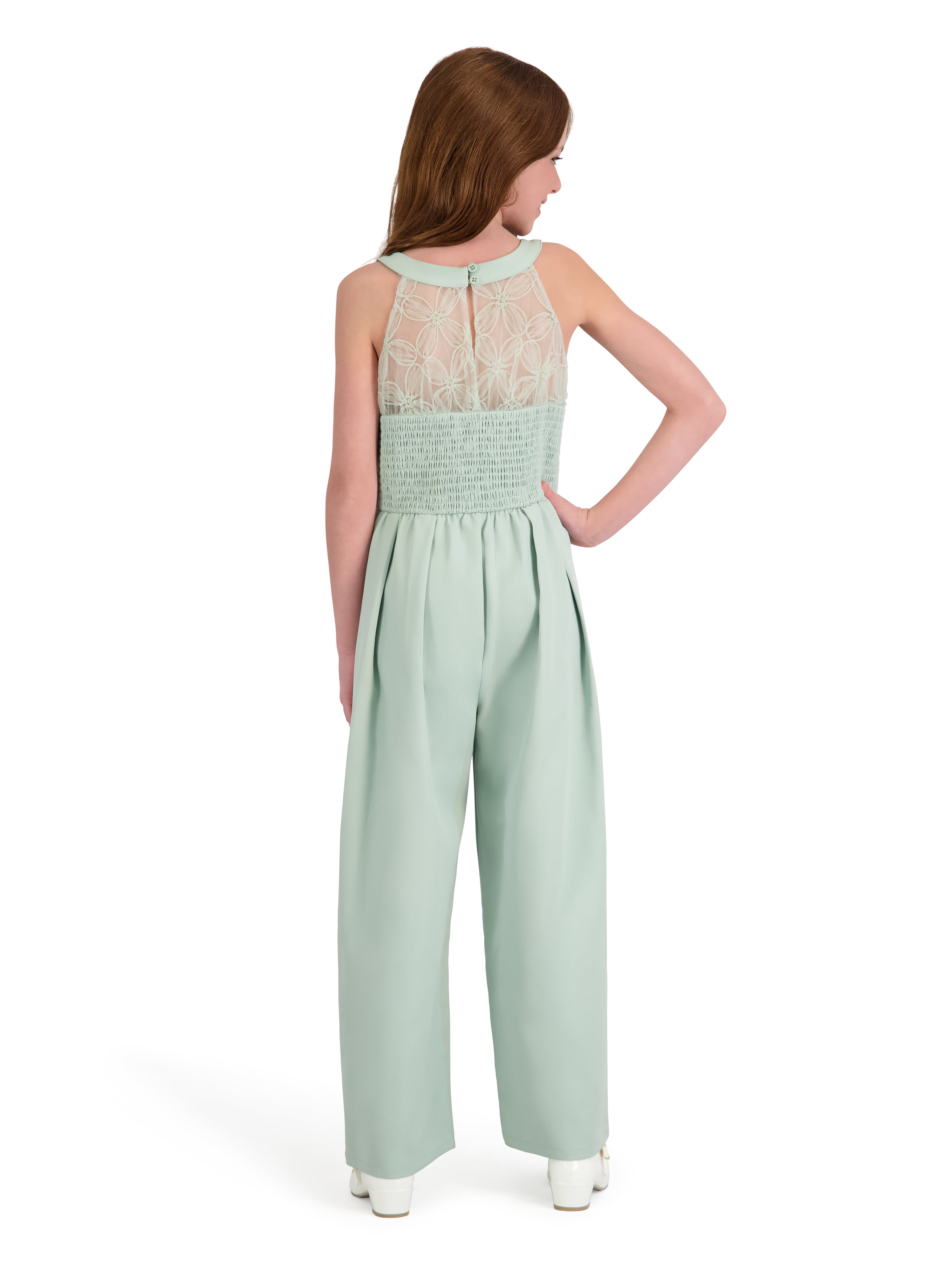 Kensie Girl Sleeveless Floral Soutache Jumpsuit, Sizes 4-16