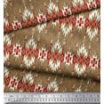 thumbnail image 2 of Soimoi Cotton Duck Fabric Aztec Geometric Decor Fabric Printed Yard 42 Inch Wide, 2 of 3