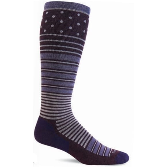 Calcetín de compresión Sockwell Twister Firm Graduated Blackberry
