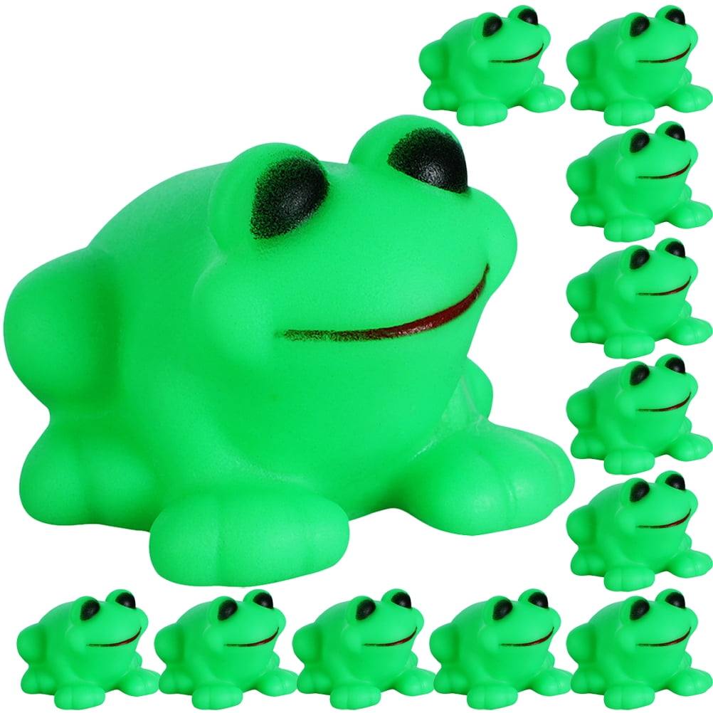 NUOLUX 12pcs Baby Water Toys Baby Toddler Bath Toys Small Frog Bath