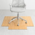 thumbnail image 3 of Anji Mountain 47" x 51" Bamboo Chair Mat for Carpet and Hard Floor, 12mm - Rectangular with Lip, Natural, 3 of 8