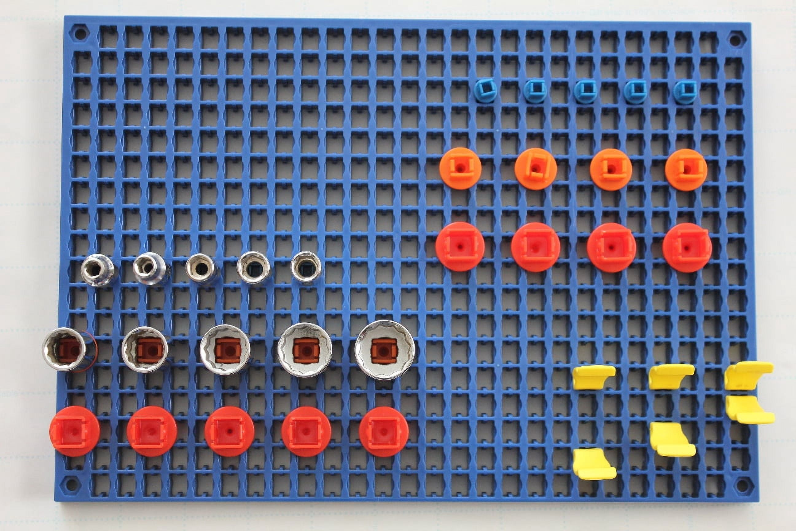 Tool Organizer Kit (BLUE) - Organize your Sockets, Wrenches, Pliers, etc. with Pegboards, and Accessories