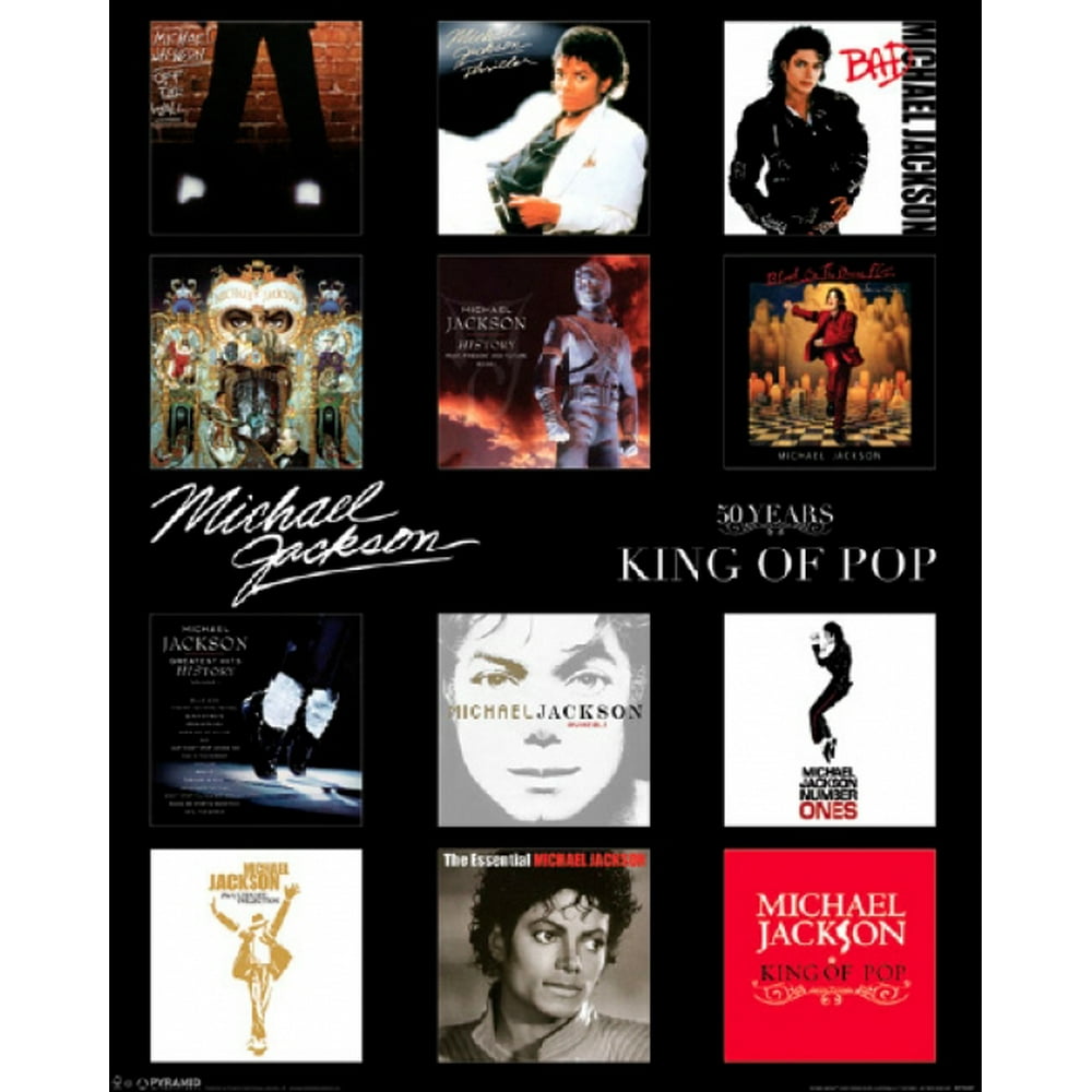 Michael Jackson Albums Poster Poster Print Item VARPYRMPP50287