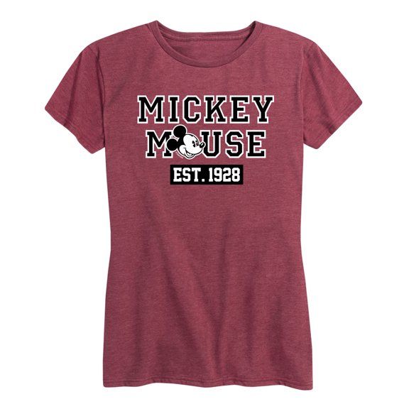 Mickey & Friends - Mickey Mouse Est. 1928 - Women's Short Sleeve Graphic T-Shirt