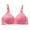 Pink, variant on XMMSWDLA Women Push Up Bra Plus Size Floral Lace Underwire Soft Everyday Bras Widen Band Backless Bra Womens Bras No Underwire Full Support