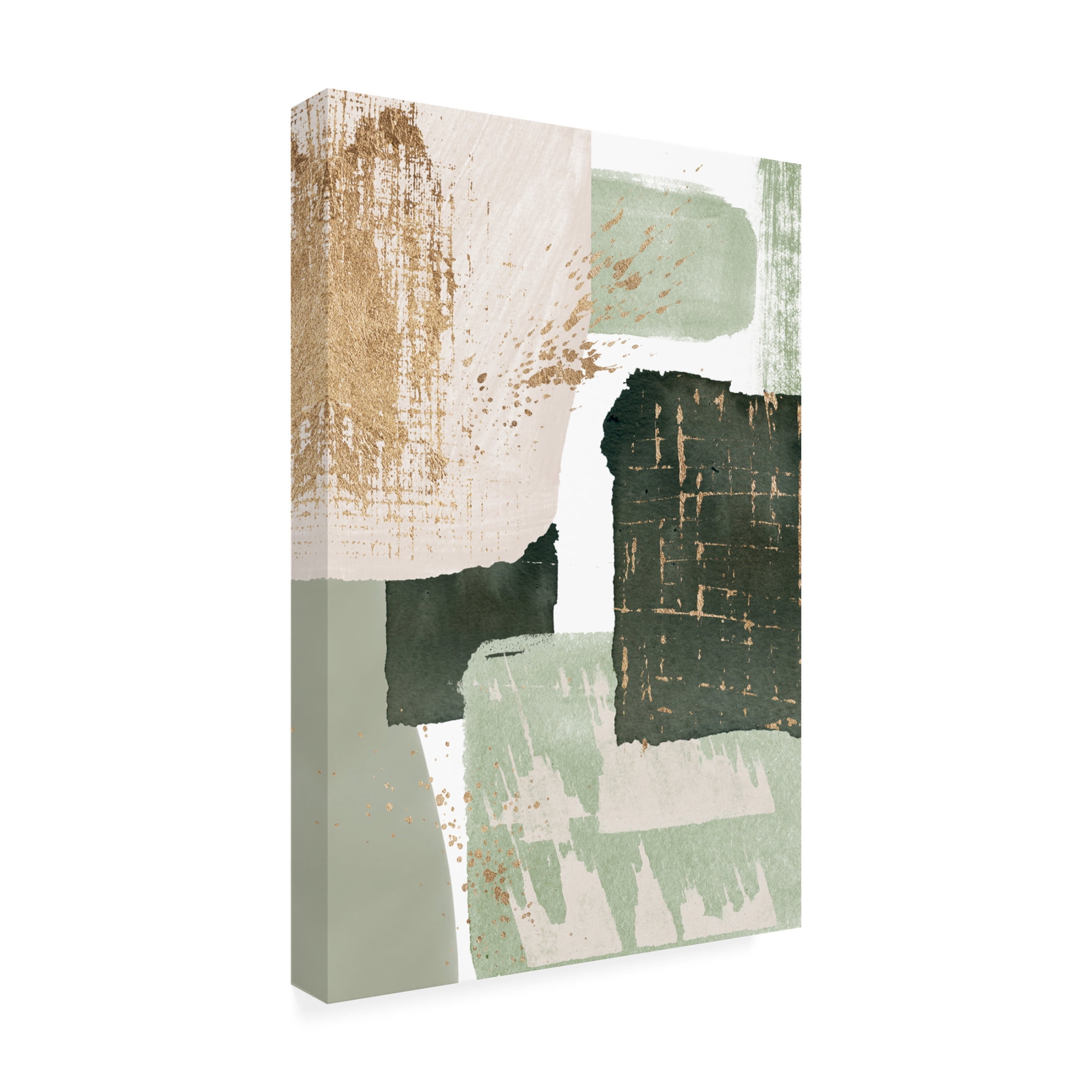 Trademark Fine Art Sally Ann Moss Green of Curiosity 3 Canvas Wall Art