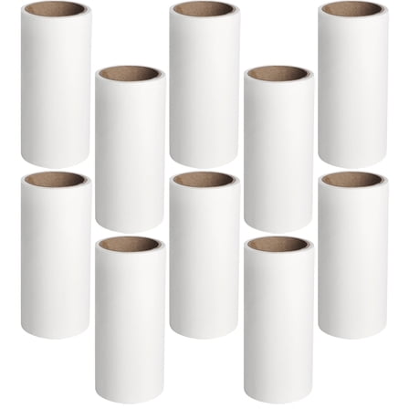 UPOUART 10Pcs Lint Roller Refills for Household Pet Hair Roller Compact Easy to Carry and Use