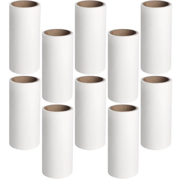 UPOUART 10Pcs Lint Roller Refills for Household Pet Hair Roller Compact Easy to Carry and Use