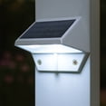 thumbnail image 7 of Classy Caps White Aluminum Solar Deck and Wall Light, 7 of 7