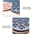 thumbnail image 3 of Yuarrent Moldes para pasteles cilíndricos, 7 agujeros, molde para hornear, utensilios para hornear, decoración redonda, herramienta hecha a Herramientas y accesorios para hornear Gris, 3 of 6