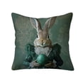 thumbnail image 2 of Decoraciones de Pascua, adornos de Pascua, regalos de Pascua, funda de almohada de conejito de Pascua, animales lindos, decoración de sofá estampada, funda de cojín suave, funda de almohada corta de f, 2 of 6