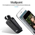 thumbnail image 4 of Seitruly Auriculares compatibles con Bluetooth 5.1 Llamada Cancelación de ruido Auriculares ligeros Auriculares Estéreo Recordatorio Clip Cables de audio/vídeo Blanco, 4 of 6