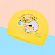 thumbnail image 2 of 2 juegos de gorros de natación para niños gorros de natación de poliéster elástico para niños y niñas de 1 a 8 años rosa amarillo, 2 of 5