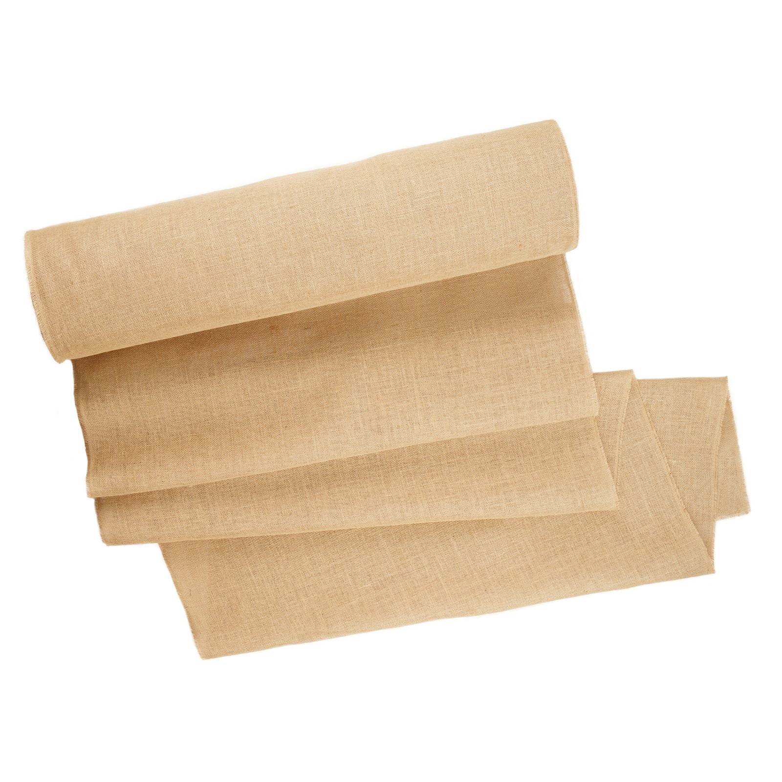 Burlap Fabric Roll, 40' x 75 ft & 50 x 50 High Density Wide Natural Burlap Fabric Rolls, Jute Fabric Burlap Tree Wrap Roll, for Decor, Crafts, Wedding, Gardening, Plant & Tree Winter Covering
