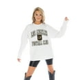 thumbnail image 3 of Women's Gameday Couture  White LAFC Oversized Long Sleeve T-Shirt, 3 of 5
