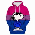 thumbnail image 2 of Sudadera con capucha con estampado de dibujos animados de Snoopy Kawaii para mujer, ropa deportiva holgada informal suave para mujer, sudadera de polar cálida para mujer 2024, 2 of 5