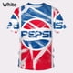 thumbnail image 1 of Camiseta Pepsi Impresión 3D Moda Hombres/Mujeres Verano Cuello Redondo Manga Corta Top Shirt, 1 of 4
