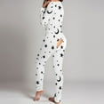 thumbnail image 2 of Combinaison 2025 Bouton avant Ensemble de Pyjama en Soie pour Femmes Adultes Fonctionnel Ensemble de Pyjama en Soie pour Femmes Combinaison pour Femmes, 2 of 3