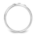 thumbnail image 2 of SS White Ice .03ct. Diamond Ring Size 7, 2 of 3