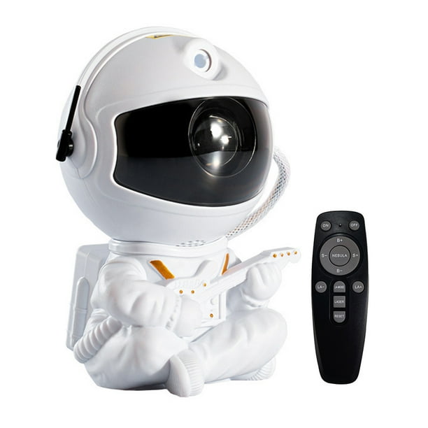 Luz De Noche Astronauta proyector luz nocturna LED cielo estrellado decoración del hogar (guitarra blanca) Tmvgtek Para estrenar