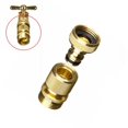 thumbnail image 4 of LEFU for Brass Garden Hose Quick Connector 3/4 Inch Easy Connect Fitting Set Heavy Duty Solid Construction Rustproof 200 PSI Water Pressure Compatible with for Standard Hoses 2 Pieces, 4 of 6