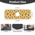 thumbnail image 2 of Sikiie Yellow Polka Dot Sunflower Splash Guard for Sink Faucet-1 PC Super Absorbent Fast Drying Mat Sink Gadgets-Splash Guard for Kitchen, Sink Mat, 2 of 7