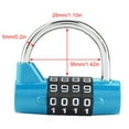 thumbnail image 4 of Combination Lock, Zinc Alloy Password Lock, Lightweight Wear-Resistant For School For Gym, 4 of 8