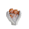 thumbnail image 1 of Estatuas de resina de la familia de ángeles rezando de 15 cm con alas, 1 of 3