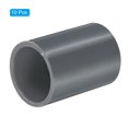 thumbnail image 3 of Unique Bargains UPVC Pipe Fitting 0.98 Inch Socket, 10 Pack Straight Coupling, Grey, 3 of 5