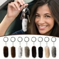 thumbnail image 5 of Mini Cute Real Tail Keychain Pendant for Car Keys Backpack Bag Charm Accessory, 5 of 5