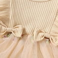thumbnail image 5 of Baby Onesies Girl Baby Girls Romper Dress Summer Jumpsuits Clothes Knitted Tutu Mesh Floral Skirt with Headband, 5 of 5