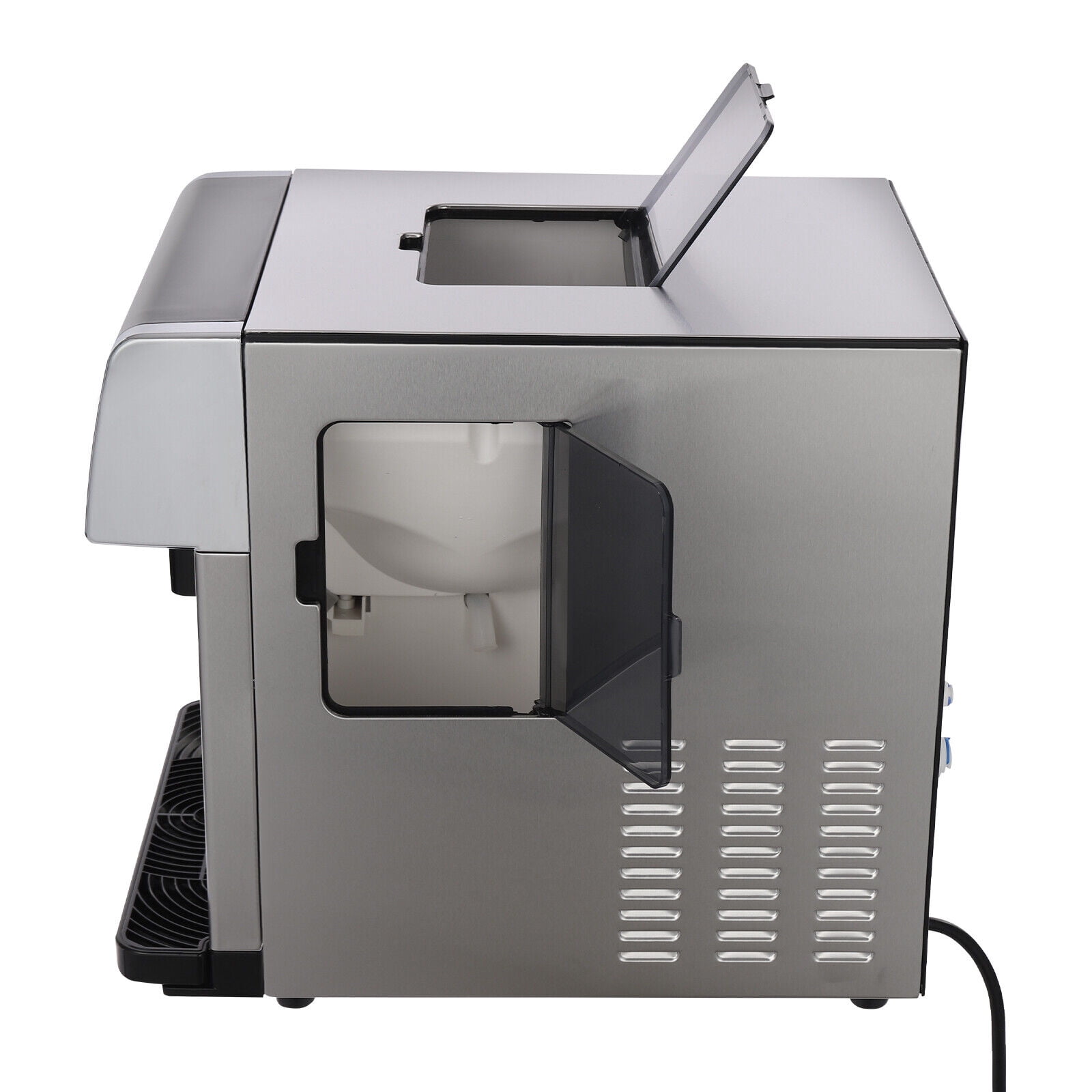 2in1 Self Dispensing Countertop Nugget Ice Maker Cold Water Making Machine