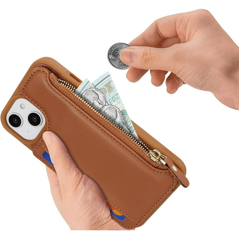 for iPhone 15 Magsafe Case with Card Holder,Wallet Phone Case for