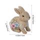 thumbnail image 3 of Figura de conejo de resina, adorno de resina estilo ratán para mesas, salas de estar, entradas y decoración del hogar. Una figura, decoraciones de Pascua, decoraciones de Pascua, decoración de otoño,, 3 of 6