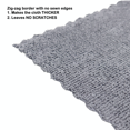 thumbnail image 3 of Arkwright SmartEdge Cleaning Cloths (Bulk Case of 180), 16x16, Microfiber, Zig Zag Edges, Grey, 3 of 7