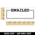 thumbnail image 2 of Received Blank Box for Date Signature Self-Inking Rubber Stamp Ink Stamper for Business Office - Green Ink - Small 1-1/2 Inch, 2 of 7