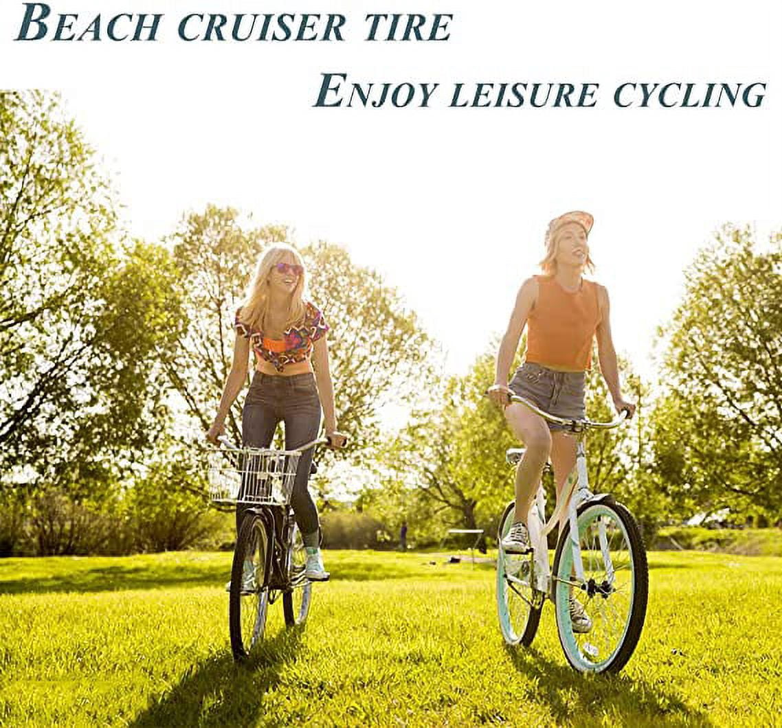 MOHEGIA Cruiser Bicycle Tire 26" x 2.125", White