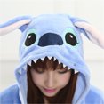 thumbnail image 6 of Kids One Piece Flannel Zip Cosplay Animal Costume Pajamas Home Clothing, 6 of 7