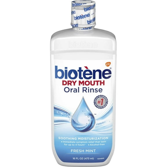 2 Pack - Biotene Dry Mouth Mouthwash, 16 fl oz Each