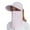 Pink, variant on Women Summer Sun Hat Outdoor Riding Face Covering Solid Color Mask Sun Hat