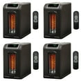 thumbnail image 1 of Lifesmart 3 Element 1500W Quartz Infrared Electric Room Space Heater (4 Pack), 1 of 9