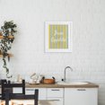 thumbnail image 3 of Stupell Industries Mid-Century Buon Appetito Blue Yellow Stripes White Framed Print Under Glass, 13 x 16, by SD Graphics Studio, 3 of 8