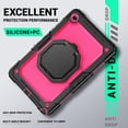 thumbnail image 2 of For Samsung Galaxy Tab A9+/A9 Plus Case 11 inch, 360 Rotating Shockproof Cover with Stand, Handle, Shoulder Strap (2023, SM-X210/X216/X218), Rose Panel, 2 of 7