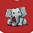 thumbnail image 4 of Inktastic Kiniart Elephant Boys or Girls Baby Bib, 4 of 4