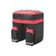 thumbnail image 1 of Soidarity Bolsa para bicicleta resistente al desgaste, resistente al agua, alforja para bicicleta, cremalleras dobles sólidas, estante trasero, ciclismo Ciclismo negro rojo Soidarity OD029691-02, 1 of 6