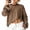 Brown Khaki Stripe, variant on WIHOLL Long Sleeve Shirts for Women Plus Size Crewneck Sweatshirts Fashion Striped Pullovers Casual Loose Fit Fall Spring Tunic Tops