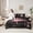 Black Pink, variant on Erosebridal Letter A Monogrammed 7-Piece Twin Bedding Sets,White Black Bedding Comforter Set For Kids Boys,Reversible Black