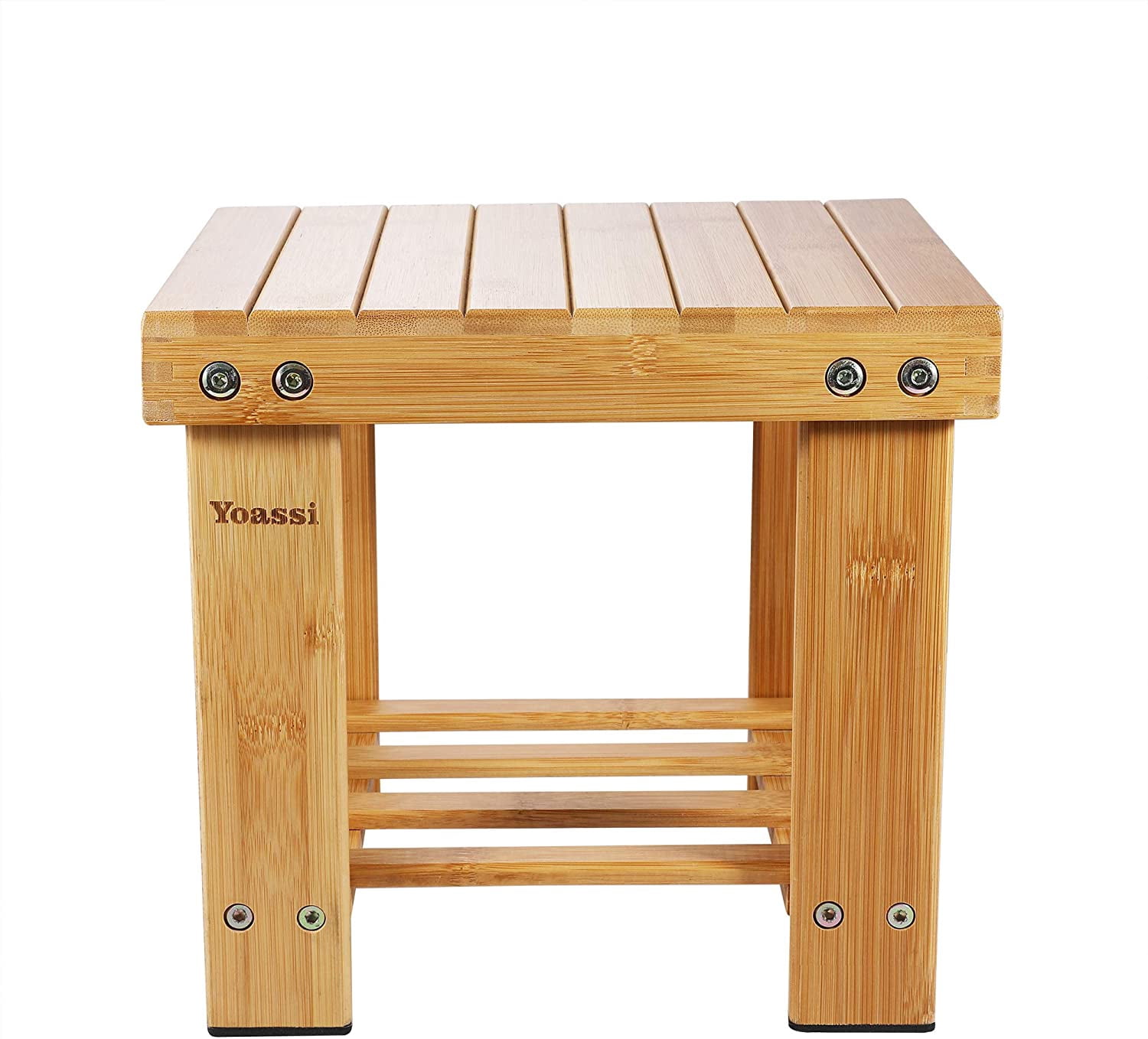 Melissa & Doug Wooden Stools For Kids – Set Of 2, Natural Finish, Holds Up To 100 Lbs, Easy To Carry