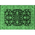 thumbnail image 1 of Ahgly Company Indoor Rectangle Oriental Emerald Green Industrial Area Rugs, 2' x 3', 1 of 4