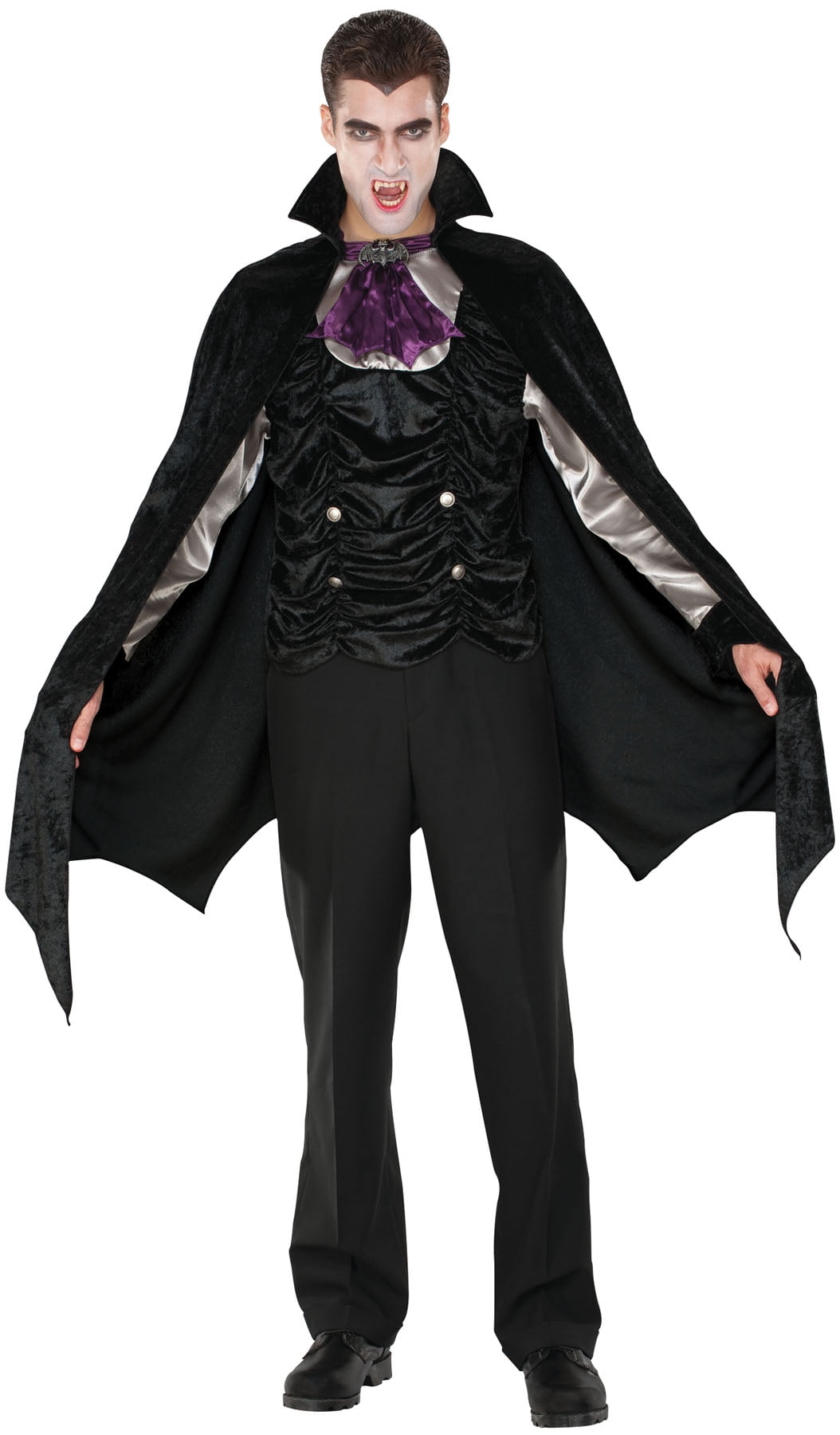 Seasons Dark Lord Dracon Vampire 4pc Adult Costume, Black, Standard 40 ...